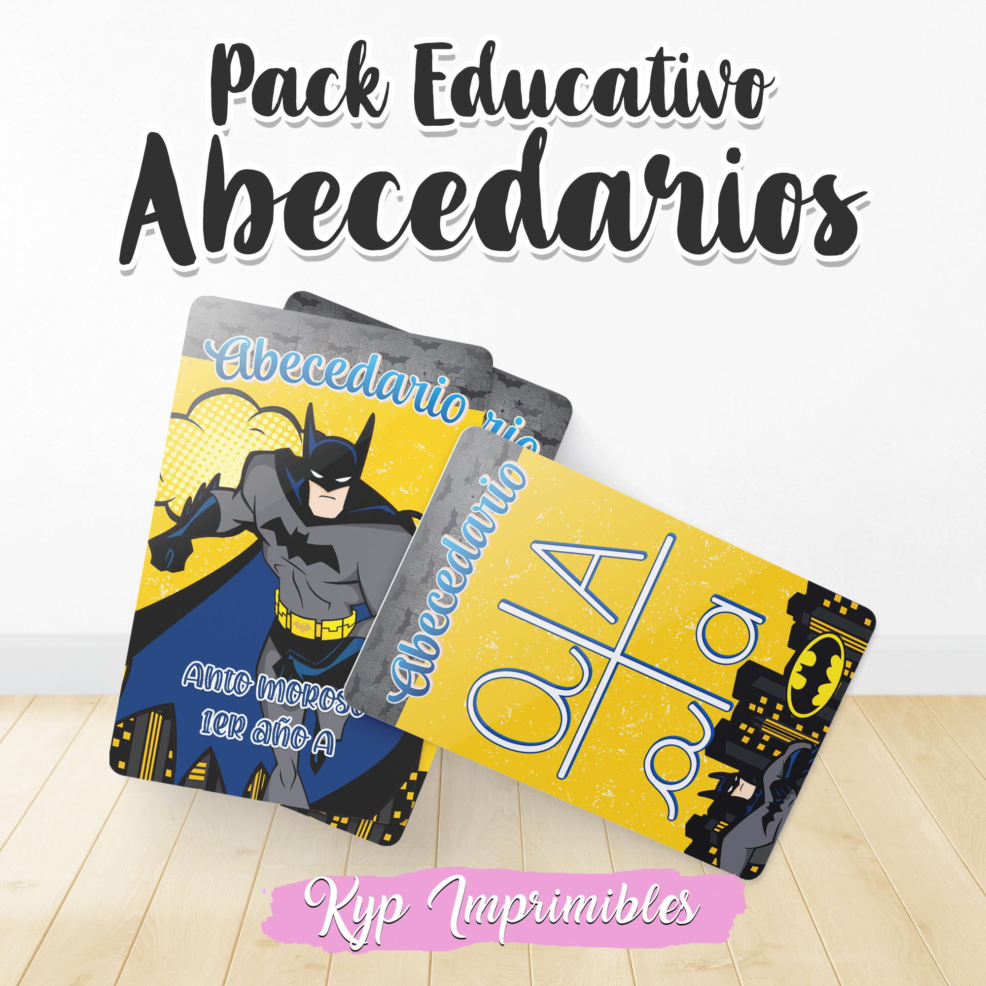 Llavero Educativo Abecedario Batman – KyP Imprimibles
